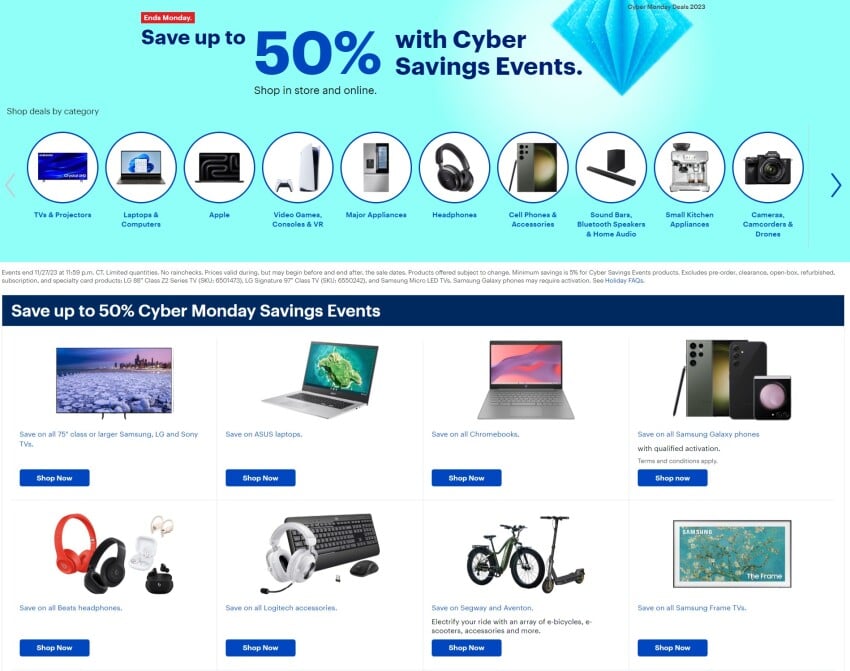 Best Buy Cyber Monday 2023 - Page 1
