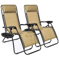 $49/Chair! Best Choice Products Set of 2 Zero Gravity Chairs + Free Shipping