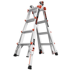 Little Giant MegaLite Ladder with Tip & Glide Wheels