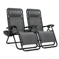 $79 Best Choice Products Set of 2 Zero Gravity Lounge Chairs + Free Shipping