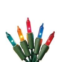 Holiday Living 100-Count 20.62-ft Multicolor Incandescent Plug-In Christmas String Lights