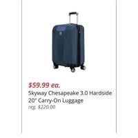 Skyway Chesapeake 3.0 Hardside 20" Carry-On Luggage