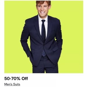 50-70% Off Mens Suits