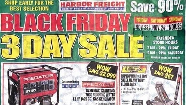 Harbor Freight 2018 Black Friday Ad is Out