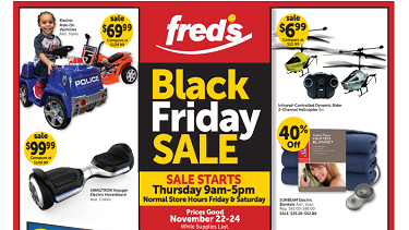 Here is the Fred's Black Friday Ad for 2018