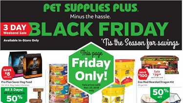Pet Supplies Plus Black Friday 2018 Ad