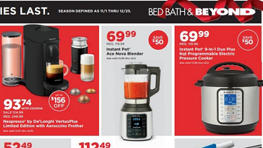 Bed Bath & Beyond 2019 Black Friday Ad Live Now
