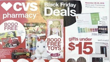 Announcing the CVS 2019 Black Friday Ad
