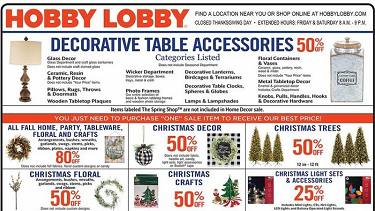 Hobby Lobby 2019 Black Friday Ad is Now Live