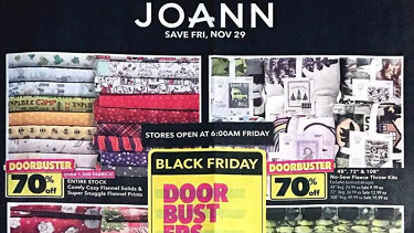 Check Out Joann’s 2019 Black Friday Ad